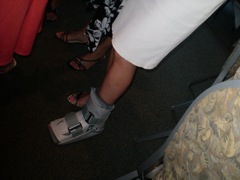 Susie's foot